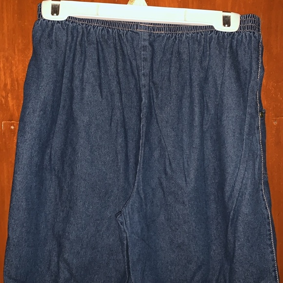 American Sweatheart Elastic Waist Capri Jeans Size 12 - Picture 5 of 7